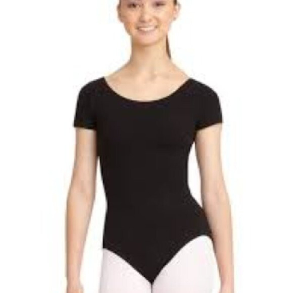 CAPEZIO Short Sleeve‎ Leotard Size Large